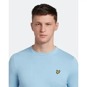 Pull col rond coton merino Lyle & Scott image-4