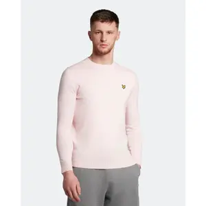 Merino cotton round neck sweater Lyle & Scott image-1