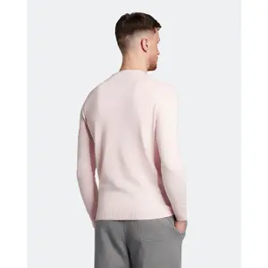 Merino cotton round neck sweater Lyle & Scott image-3