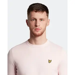 Merino cotton round neck sweater Lyle & Scott image-4