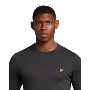 Pullover mit Rundhalsausschnitt aus Merino-Baumwolle Lyle & Scott image-3