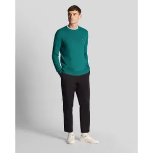 Rundhalsausschnitt Pulli aus Merinowolle Lyle & Scott image-3