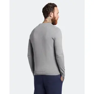 Jersey de algodón con cuello de pico merino Lyle & Scott Merino image-2