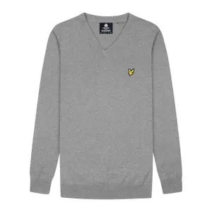 Jersey de algodón con cuello de pico merino Lyle & Scott Merino image-0