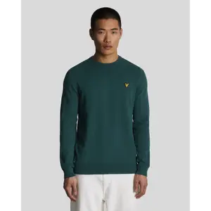 Cotton crew neck jumper Lyle & Scott image-1