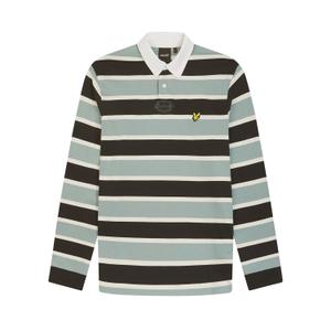 Polo z długim rękawem w paski Lyle & Scott