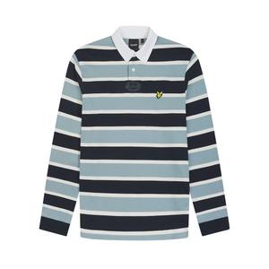Striped long sleeve polo Lyle & Scott