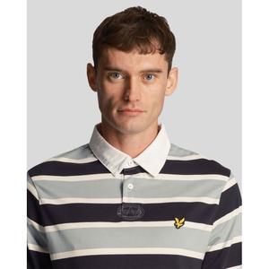 Striped long sleeve polo Lyle & Scott image-2