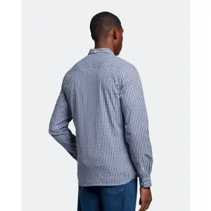 Camisa de ajuste estreito Lyle & Scott Slim Gingham image-3