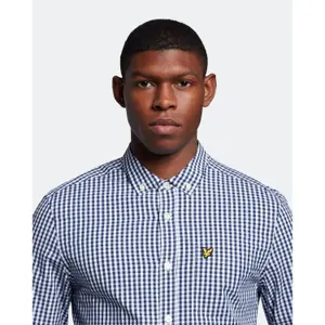 Camisa de ajuste estreito Lyle & Scott Slim Gingham image-4