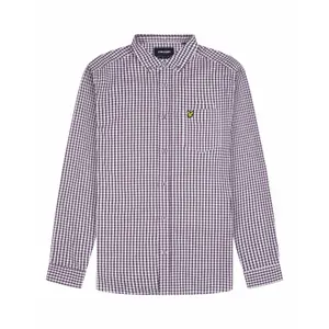 Camisa de manga comprida de corte justo Lyle & Scott Gingham image-0