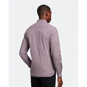 Camisa de manga comprida de corte justo Lyle & Scott Gingham image-3