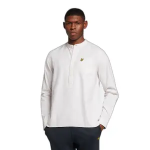 Shirt met lange mouwen Lyle & Scott Marl Grandad image-1