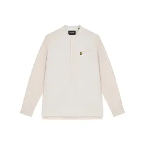 Shirt met lange mouwen Lyle & Scott Marl Grandad image-0