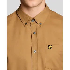 Long sleeve flannel shirt Lyle & Scott Plain image-3
