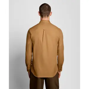 Long sleeve flannel shirt Lyle & Scott Plain image-2