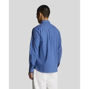 Chemise manches longues boutonnée en lin et coton Lyle & Scott image-3