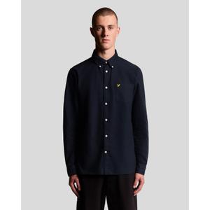 Plain long-sleeved shirt Lyle & Scott Oxford image-1