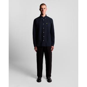 Plain long-sleeved shirt Lyle & Scott Oxford image-2