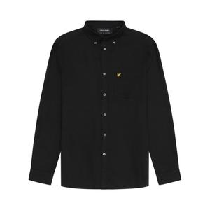 lw2112v-z865-shirt-lyle-scott-plain-oxford-jet-black
