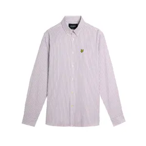 Long sleeve striped shirt Lyle & Scott Jacquard image-0