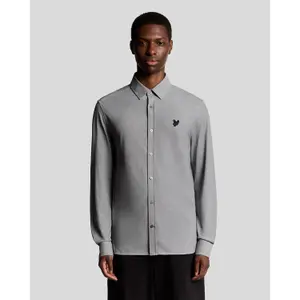 Long sleeve striped shirt Lyle & Scott Jacquard image-1