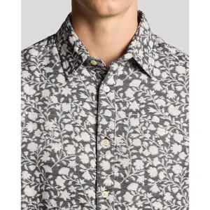 Floral jacquard shirt Lyle & Scott image-4