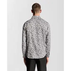 Floral jacquard shirt Lyle & Scott image-3