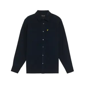 Skjorta med lång ärm i kordflodtyg Lyle & Scott image-0