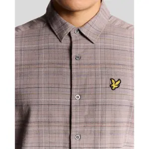 Rutig skjorta i flanell Lyle & Scott image-3