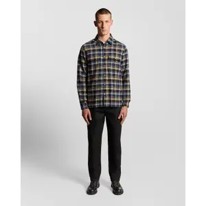 Børstet ternet skjorte Lyle & Scott image-2