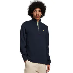 Sweatshirt colarinho, com nervuras Lyle & Scott Tipped image-1