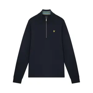 Sweatshirt colarinho, com nervuras Lyle & Scott Tipped image-0