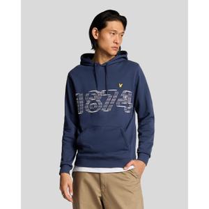 Hooded sweatshirt with 1874 logo Lyle & Scott image-1