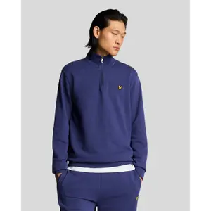 1/4 zip sweatshirt Lyle & Scott Loopback image-1