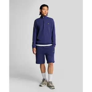 1/4 zip sweatshirt Lyle & Scott Loopback image-2