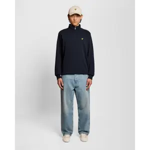 Sweter 1/4 zip Lyle & Scott Loopback image-1