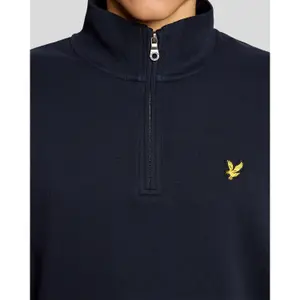 Sweter 1/4 zip Lyle & Scott Loopback image-3