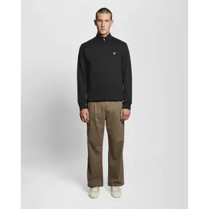Sweter 1/4 zip Lyle & Scott Loopback image-1