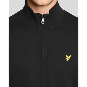 Sweter 1/4 zip Lyle & Scott Loopback image-2