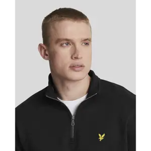 Sweter 1/4 zip Lyle & Scott Loopback image-3