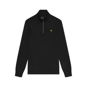 ml2022v-z865-maglione-con-1-4-di-zip-lyle-scott-loopback-nero-getto