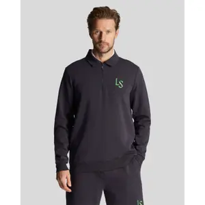 1/2 zip sweatshirt Lyle & Scott Logo image-1