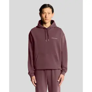 Hooded sweatshirt Lyle & Scott Script Brushback image-1