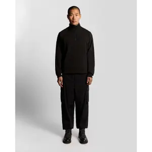 Hybrid 1/4 zip fleece Lyle & Scott image-1