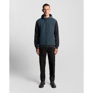 Hybrdowy sweatshirt z kapturem typu half raglan Lyle & Scott image-1