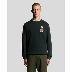 Sweatshirt mit Rundhalsausschnitt Lyle & Scott Rose And Crown Graphic image-1