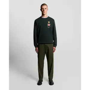 Sweatshirt mit Rundhalsausschnitt Lyle & Scott Rose And Crown Graphic image-2