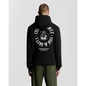 Graphic hoodie Lyle & Scott Ship Insignia Graphic image-4