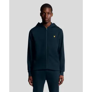 Fleece Kapuzen-Sweatshirt mit durchgehendem Reißverschluss Lyle & Scott image-1